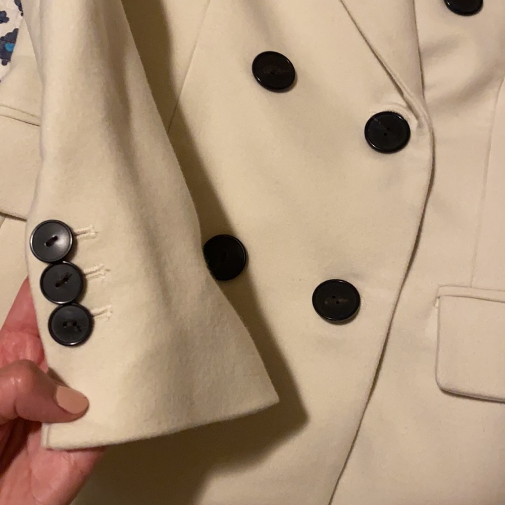 Zara Velvet Double Breasted Blazer - Picture 3 of 5